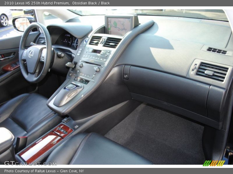 Obsidian Black / Black 2010 Lexus HS 250h Hybrid Premium