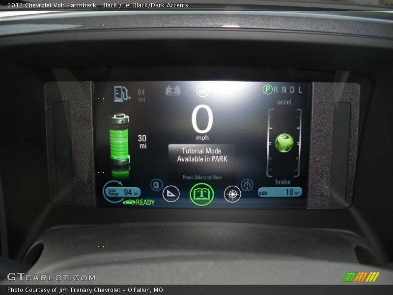 Black / Jet Black/Dark Accents 2012 Chevrolet Volt Hatchback