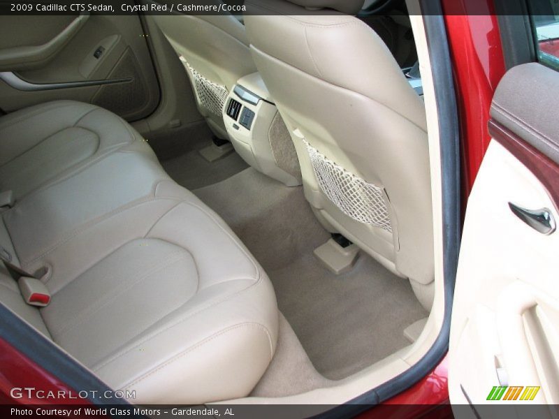 Crystal Red / Cashmere/Cocoa 2009 Cadillac CTS Sedan