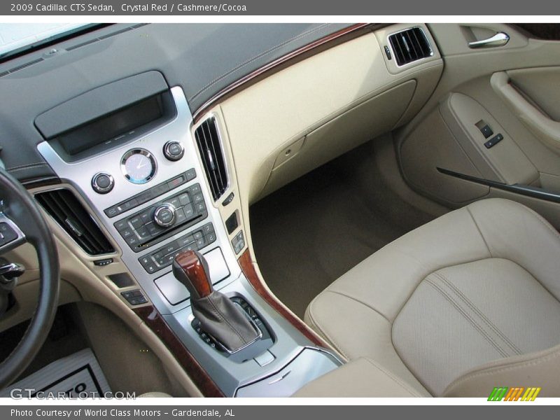 Crystal Red / Cashmere/Cocoa 2009 Cadillac CTS Sedan