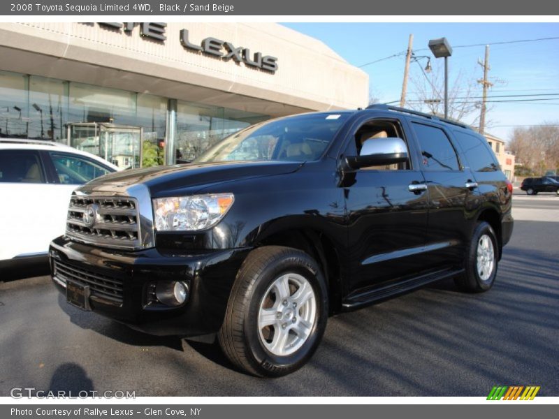 Black / Sand Beige 2008 Toyota Sequoia Limited 4WD