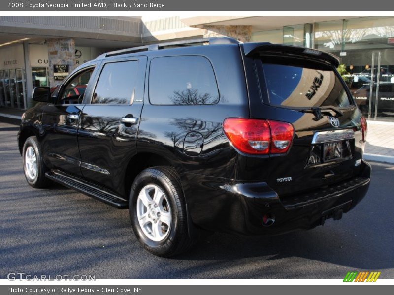 Black / Sand Beige 2008 Toyota Sequoia Limited 4WD