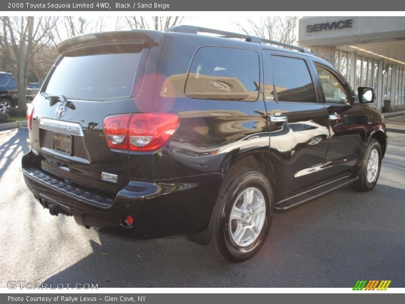 Black / Sand Beige 2008 Toyota Sequoia Limited 4WD