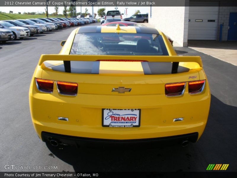 Rally Yellow / Jet Black 2012 Chevrolet Camaro LT Coupe Transformers Special Edition