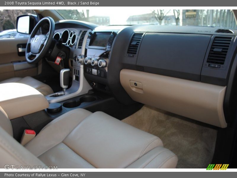 Black / Sand Beige 2008 Toyota Sequoia Limited 4WD
