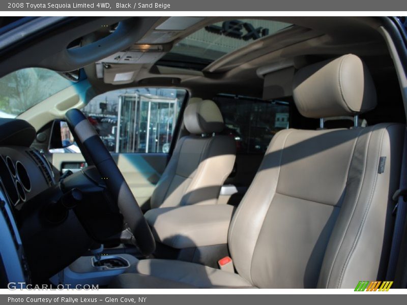 Black / Sand Beige 2008 Toyota Sequoia Limited 4WD
