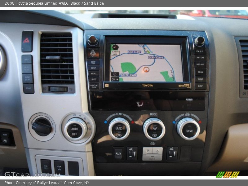 Black / Sand Beige 2008 Toyota Sequoia Limited 4WD