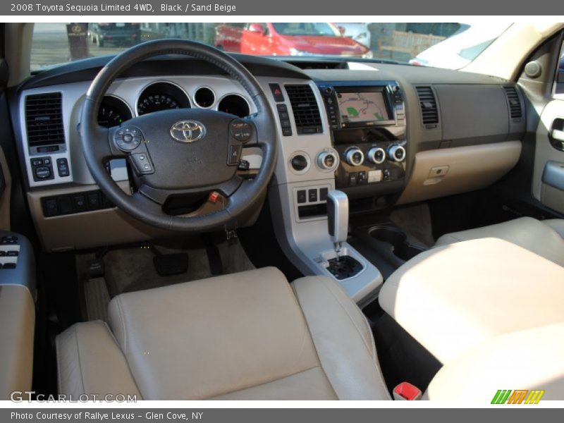 Black / Sand Beige 2008 Toyota Sequoia Limited 4WD