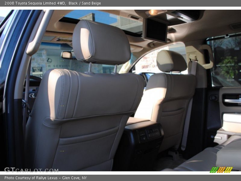 Black / Sand Beige 2008 Toyota Sequoia Limited 4WD
