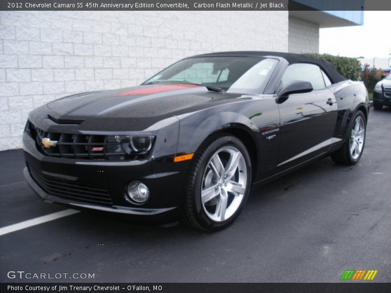 Carbon Flash Metallic / Jet Black 2012 Chevrolet Camaro SS 45th Anniversary Edition Convertible