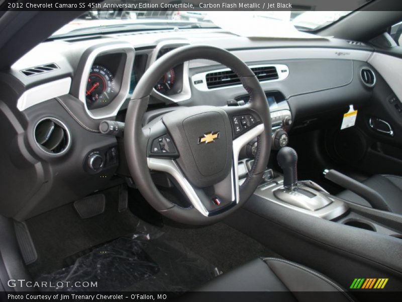 Jet Black Interior - 2012 Camaro SS 45th Anniversary Edition Convertible 