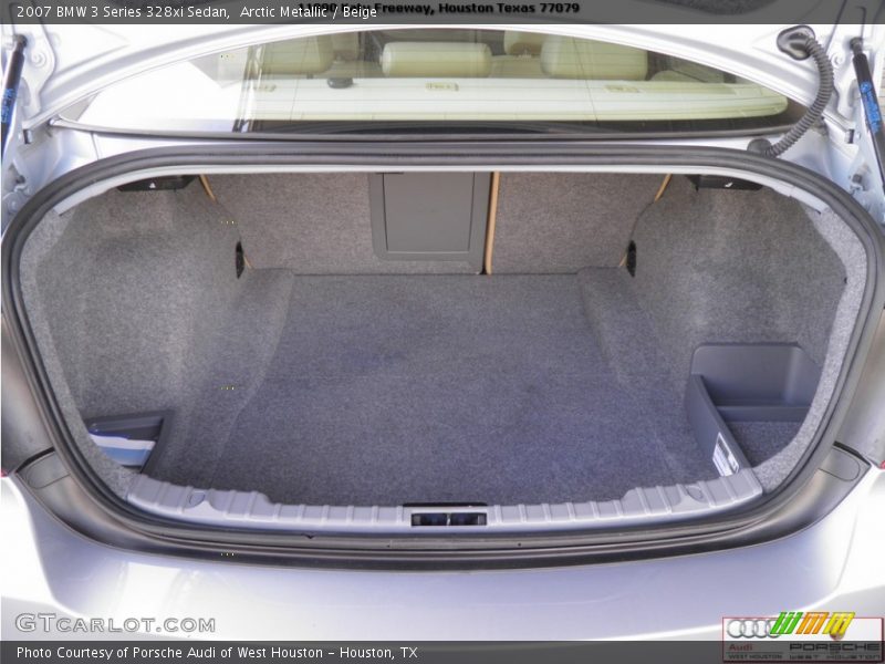 Arctic Metallic / Beige 2007 BMW 3 Series 328xi Sedan