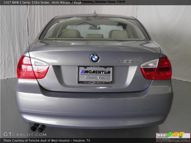 Arctic Metallic / Beige 2007 BMW 3 Series 328xi Sedan