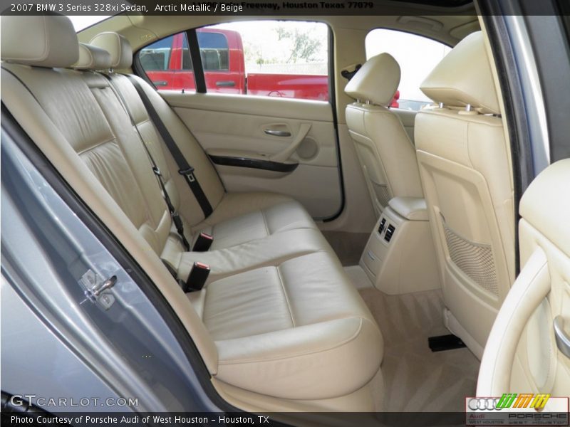 Arctic Metallic / Beige 2007 BMW 3 Series 328xi Sedan