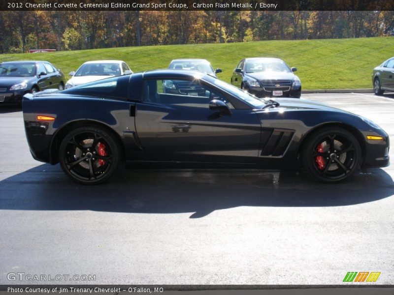 Carbon Flash Metallic / Ebony 2012 Chevrolet Corvette Centennial Edition Grand Sport Coupe