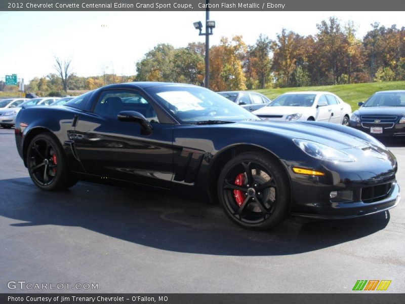 Carbon Flash Metallic / Ebony 2012 Chevrolet Corvette Centennial Edition Grand Sport Coupe