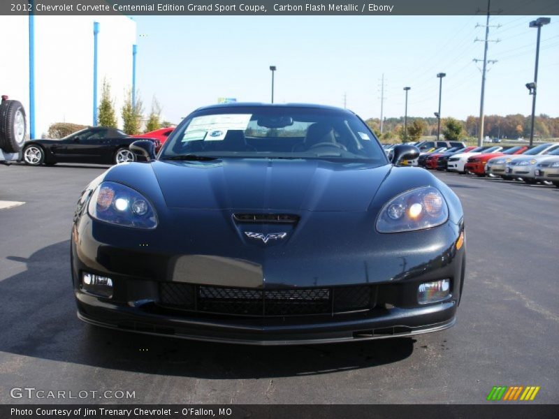 Carbon Flash Metallic / Ebony 2012 Chevrolet Corvette Centennial Edition Grand Sport Coupe