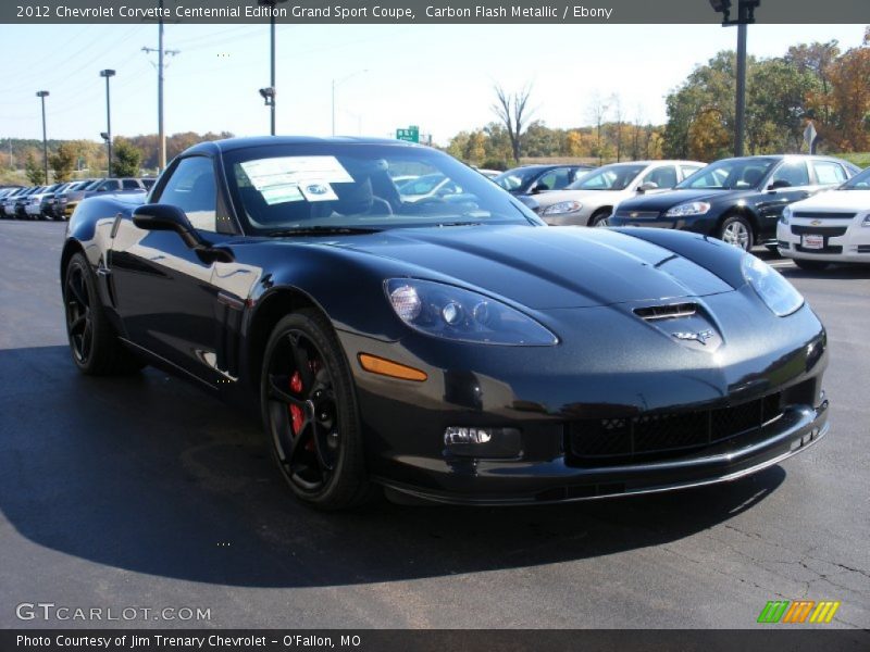 Carbon Flash Metallic / Ebony 2012 Chevrolet Corvette Centennial Edition Grand Sport Coupe
