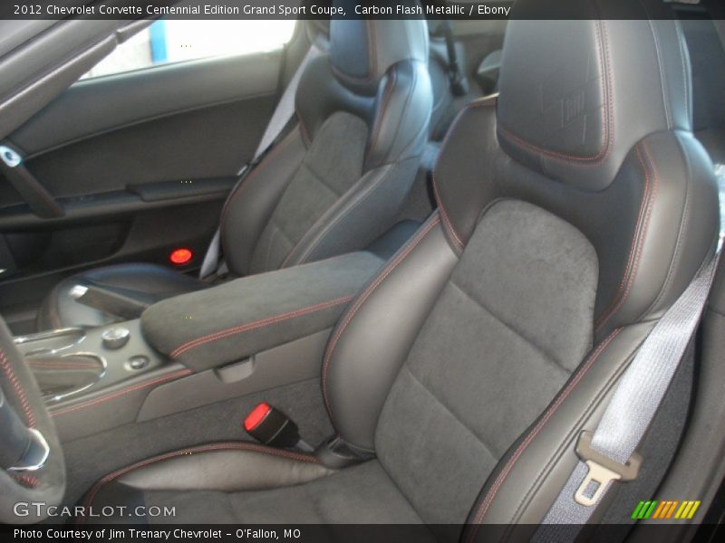  2012 Corvette Centennial Edition Grand Sport Coupe Ebony Interior