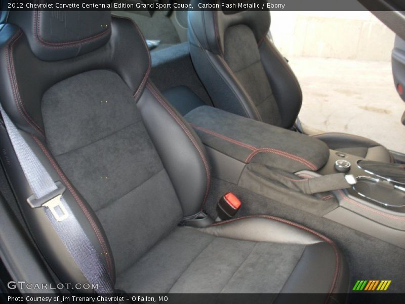  2012 Corvette Centennial Edition Grand Sport Coupe Ebony Interior