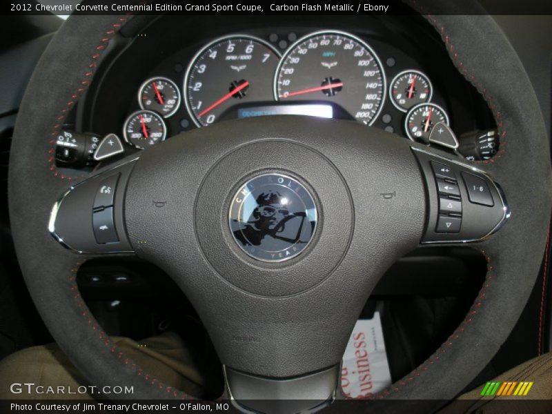Centennial Edition Steering Wheel - 2012 Chevrolet Corvette Centennial Edition Grand Sport Coupe