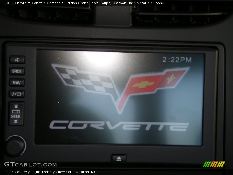 Carbon Flash Metallic / Ebony 2012 Chevrolet Corvette Centennial Edition Grand Sport Coupe