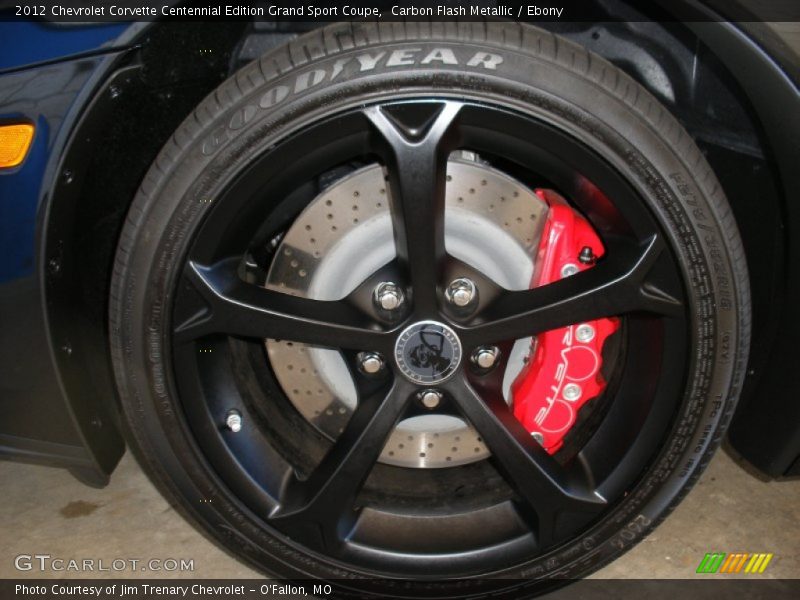  2012 Corvette Centennial Edition Grand Sport Coupe Wheel