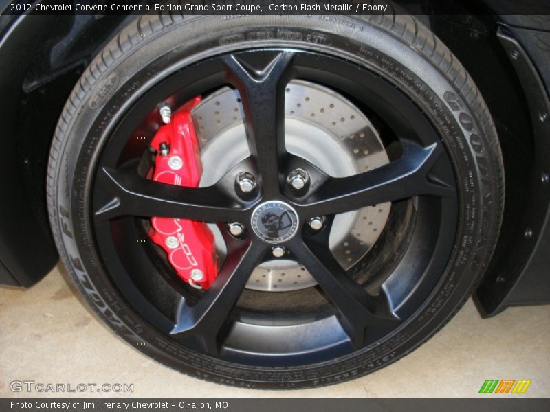  2012 Corvette Centennial Edition Grand Sport Coupe Wheel