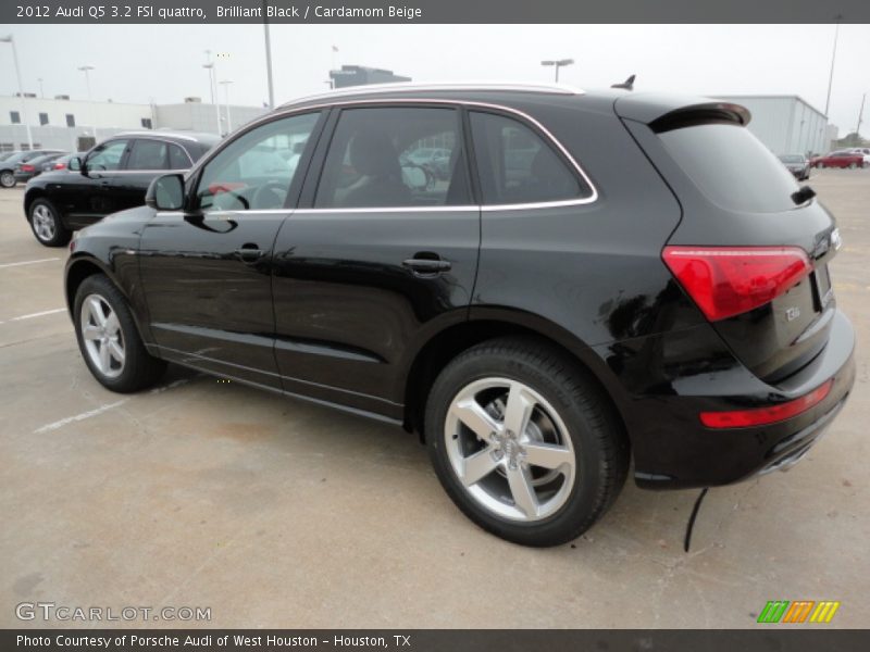 Brilliant Black / Cardamom Beige 2012 Audi Q5 3.2 FSI quattro