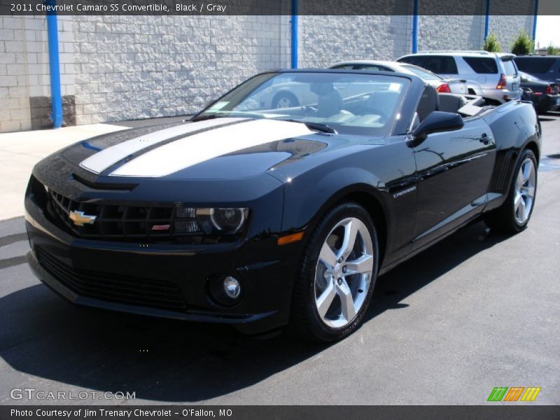 Black / Gray 2011 Chevrolet Camaro SS Convertible