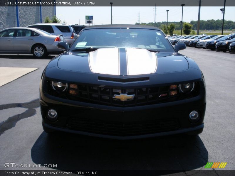 Black / Gray 2011 Chevrolet Camaro SS Convertible