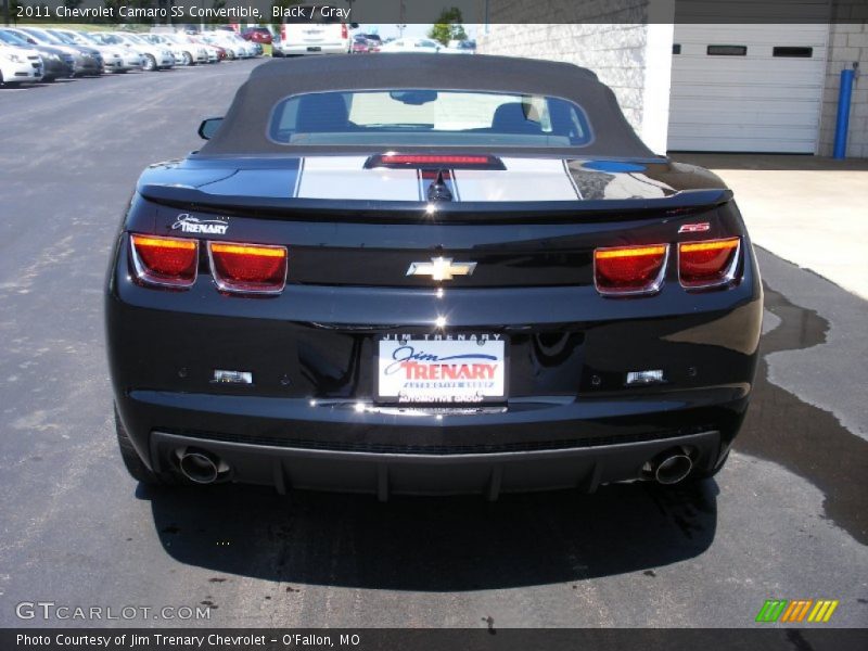 Black / Gray 2011 Chevrolet Camaro SS Convertible