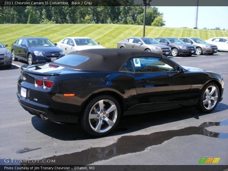 Black / Gray 2011 Chevrolet Camaro SS Convertible