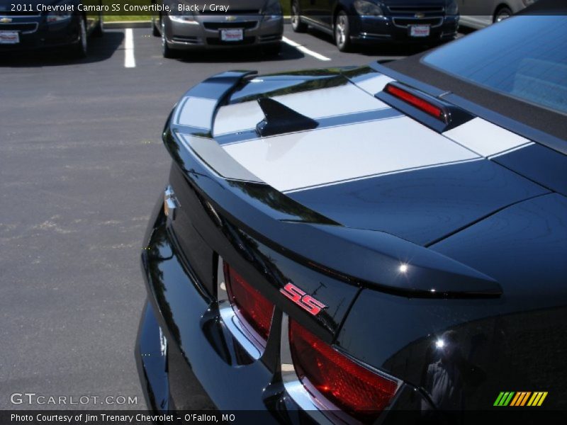 Black / Gray 2011 Chevrolet Camaro SS Convertible