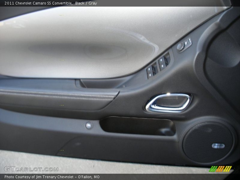 Black / Gray 2011 Chevrolet Camaro SS Convertible
