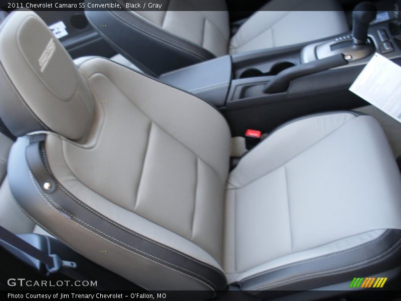 Black / Gray 2011 Chevrolet Camaro SS Convertible