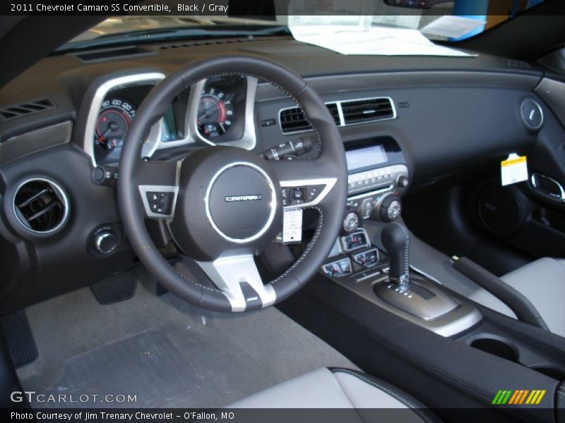  2011 Camaro SS Convertible Gray Interior