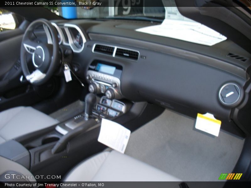 Black / Gray 2011 Chevrolet Camaro SS Convertible