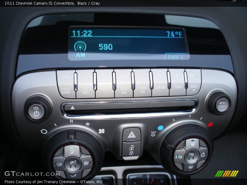 Audio System of 2011 Camaro SS Convertible