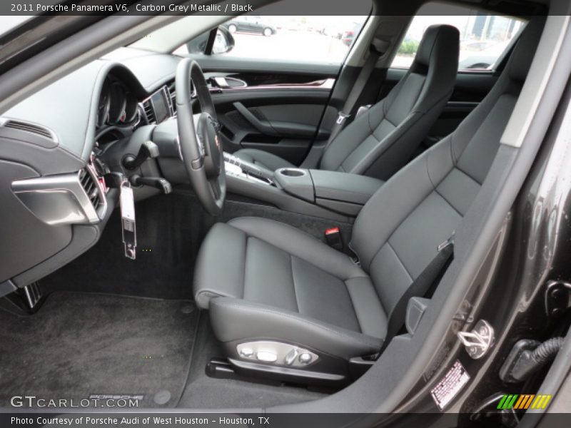 Carbon Grey Metallic / Black 2011 Porsche Panamera V6