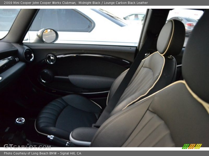 Midnight Black / Lounge Carbon Black Leather 2009 Mini Cooper John Cooper Works Clubman