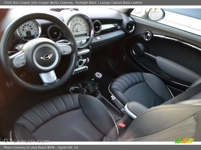 Midnight Black / Lounge Carbon Black Leather 2009 Mini Cooper John Cooper Works Clubman
