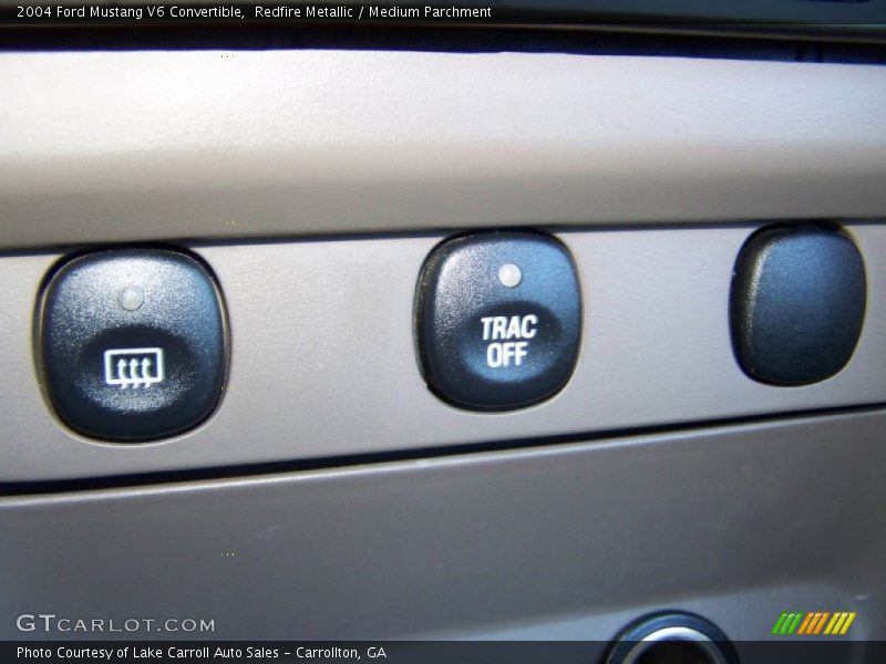 Redfire Metallic / Medium Parchment 2004 Ford Mustang V6 Convertible