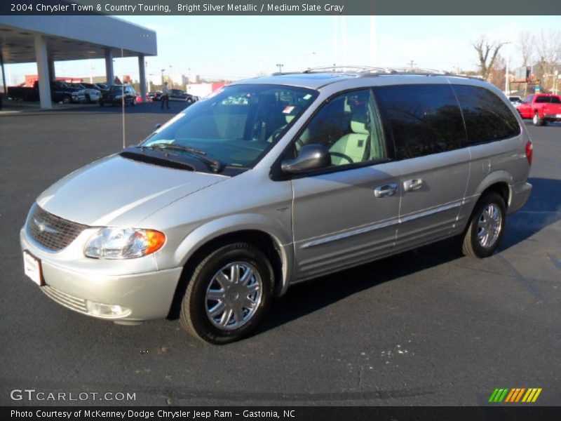 Bright Silver Metallic / Medium Slate Gray 2004 Chrysler Town & Country Touring