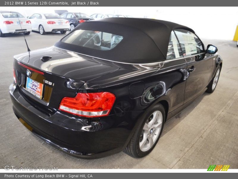 Jet Black / Black 2012 BMW 1 Series 128i Convertible