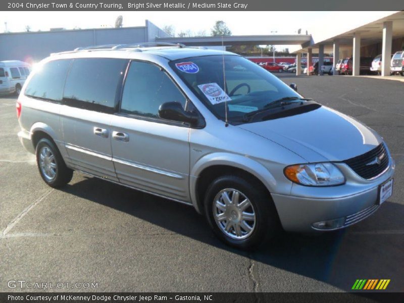 Bright Silver Metallic / Medium Slate Gray 2004 Chrysler Town & Country Touring