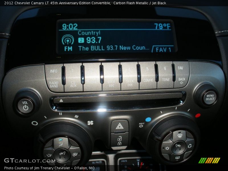 Carbon Flash Metallic / Jet Black 2012 Chevrolet Camaro LT 45th Anniversary Edition Convertible