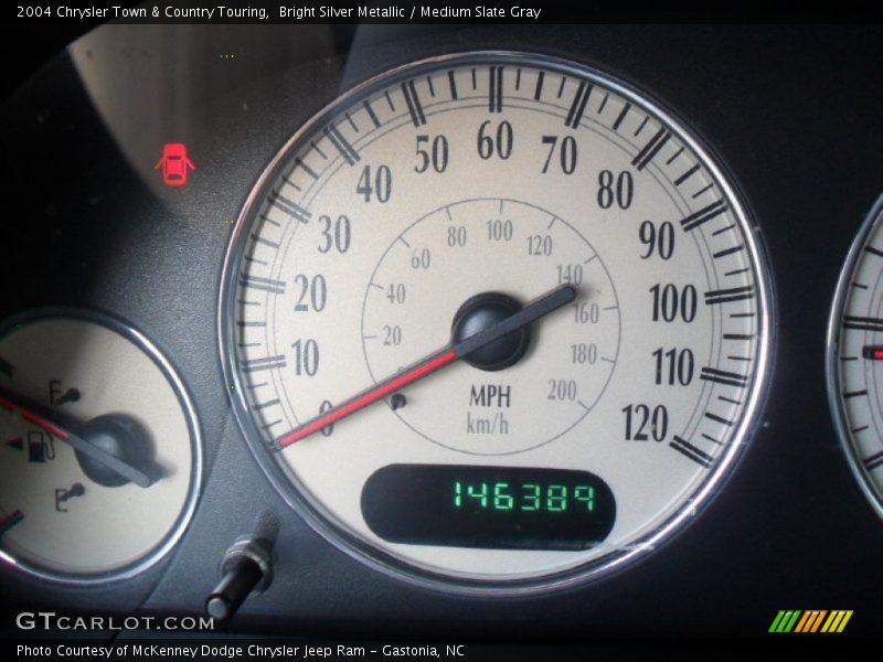 Bright Silver Metallic / Medium Slate Gray 2004 Chrysler Town & Country Touring