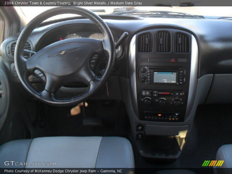 Bright Silver Metallic / Medium Slate Gray 2004 Chrysler Town & Country Touring