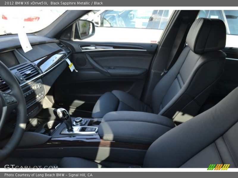 Black Sapphire Metallic / Black 2012 BMW X6 xDrive50i